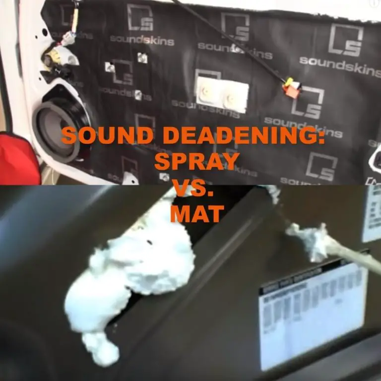 Sound Deadening Spray vs. Mat Insulation for Vehicles